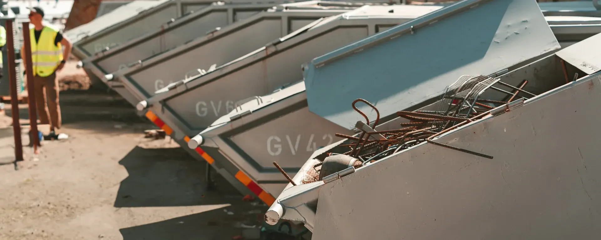 REMONDIS container för metallåtervinning